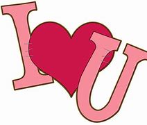 Image result for I Love U Abstract PNG