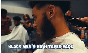 Image result for Taper Fade W Curly Hair Black Men