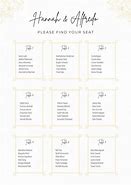 Image result for Free Wedding Seating Arrangement Template