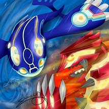 Image result for Groudon and Kyogre Card