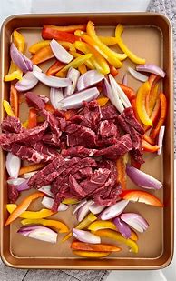 Image result for Sheet Pan Pork Fajitas