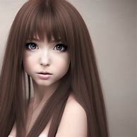 Image result for Anime Girl with Brunette Hair