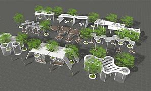 Image result for Landscape SketchUp Drawing Model