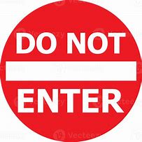 Image result for Do Not Enter Sign Transparent