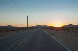 Image result for Desert Road Sunrise