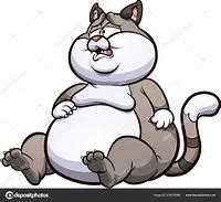 Image result for Fat Angora Cat Cartoon