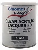 Image result for Clear Acrylic Lacquer