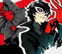 Image result for Persona 5 Joker Jumping Off Rooftop