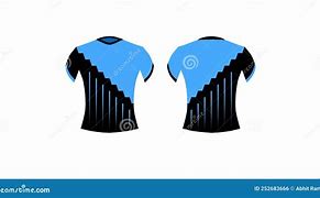 Image result for Round Neck Blue Black T-Shirt