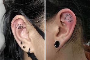 Image result for Behind the Ear Tattoo Ideas Men