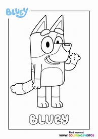 Image result for Kids Colouring Pages to Print Bluey