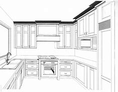 Image result for Sketches of Personalized Kitchen