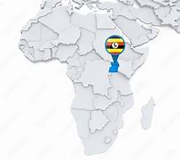 Image result for Uganda On African Map