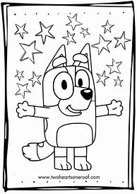 Image result for Kids Colouring Pages to Print Bluey