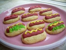 Image result for Hot Dog Cookies