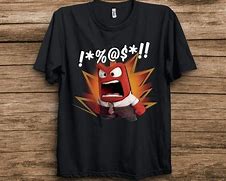 Image result for Inside Out Anger T-Shirt