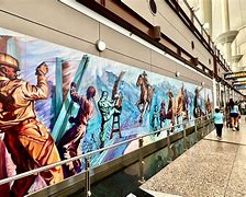 Image result for Wall Murals in Denver Airport