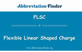 Image result for Flexible Linear Shaped Charge