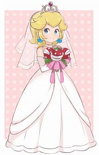 Image result for Princess Peach Wedding Dress