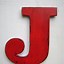 Image result for Letter J Outline