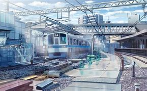 Image result for Prague Train Station in Anime