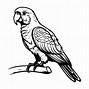 Image result for Minecraft Parrot Black and White