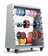 Image result for Wire Spool Rack Cart