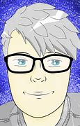 Image result for Anime Boy with Glasses and Flower