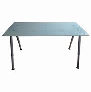 Image result for IKEA Metal Glass Desk