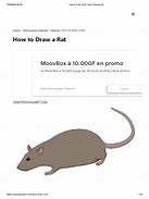 Image result for Easy to Draw Rat