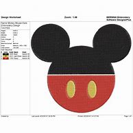 Image result for Mickey Mouse Ears Embroidery Designs Free