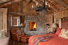 Image result for Cozy Cabin Bedroom