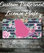 Image result for GA License Plate Designs