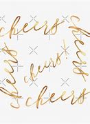 Image result for Gold Cheers Decoration