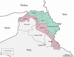 Image result for Central Kurdish Map