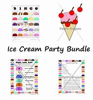 Image result for Ice Cream Party Games