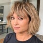 Image result for Curtain Bang Short Bob Haircut