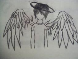 Image result for Emo Angel Boy Drawing