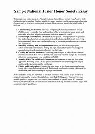 Image result for Honor Society Membership Essay