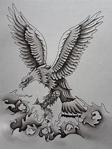 Image result for Traditional Eagle Flag Tattoo