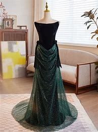 Image result for Green Mermaid Prom Dress