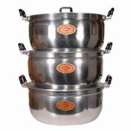 Image result for Large Asian Aluminum Cooking Pot