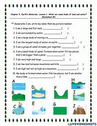 Image result for 2nd Grade Geography Landforms