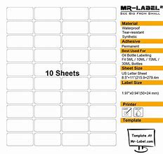 Image result for Mr-Label Template MR730