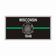 Image result for Wisconsin State Flag Sticker