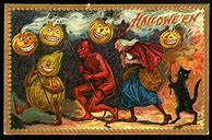 Image result for Old-Fashioned Halloween Postcards