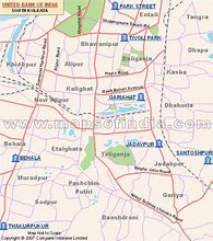 Image result for South Kolkata Map