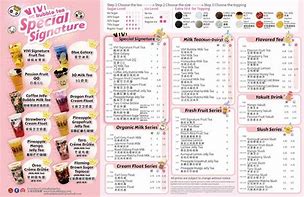 Image result for Vivi Bubble Tea Menu