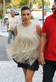 Image result for Kim Kardashian Leather Skirt