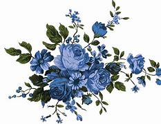 Image result for Aesthetic Blue Flowers PNG